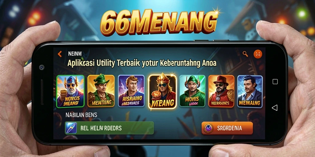 Tampilan antarmuka aplikasi 66MENANG yang intuitif dan informatif.