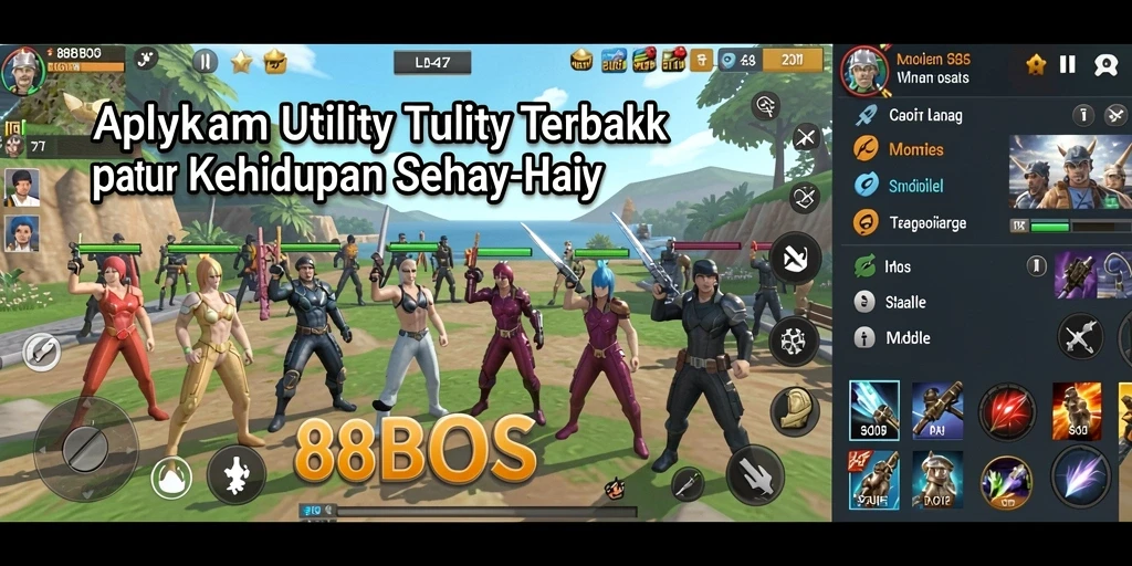 Tampilan utama aplikasi 88BOS yang memudahkan navigasi.