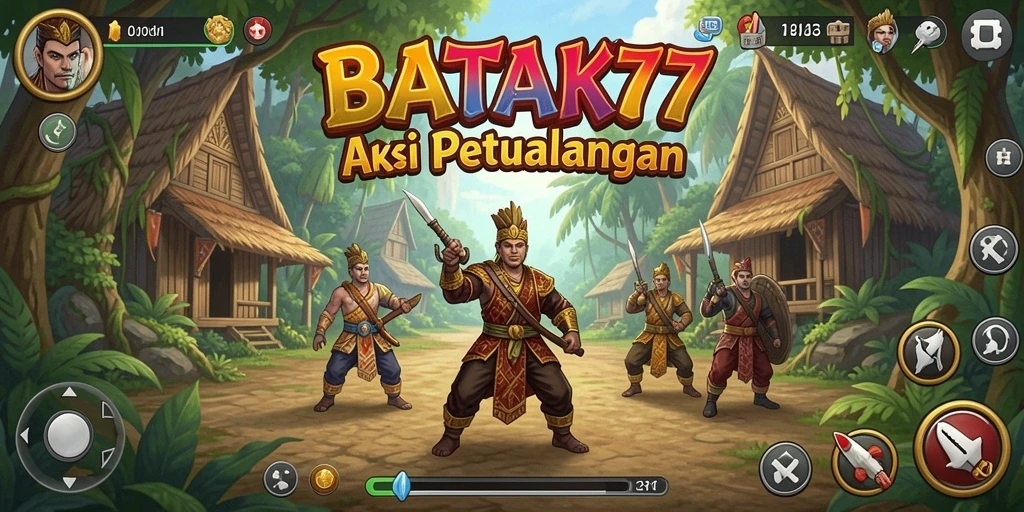 Gameplay seru dalam aksi petualangan BATIK77.