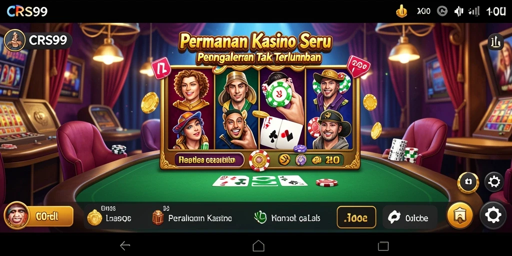 Tampilan gameplay seru dari CRS99 yang memukau.