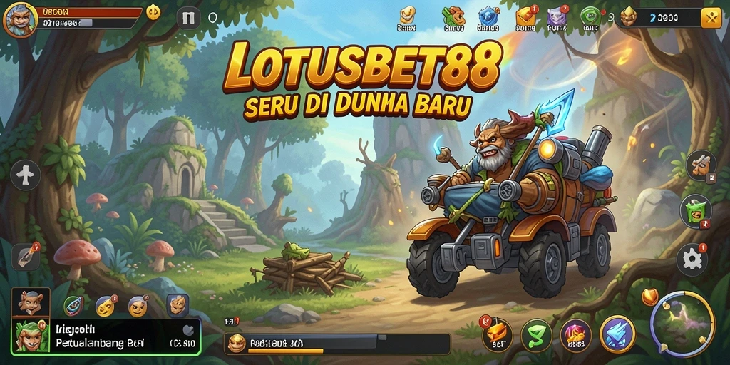 Tampilan gameplay LOTUSBET88 yang menampilkan aksi petualangan yang mendebarkan.