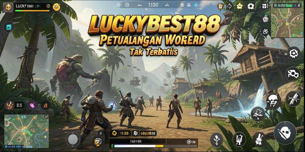 Screenshot menunjukkan petualangan luas dalam LUCKYBEST88.