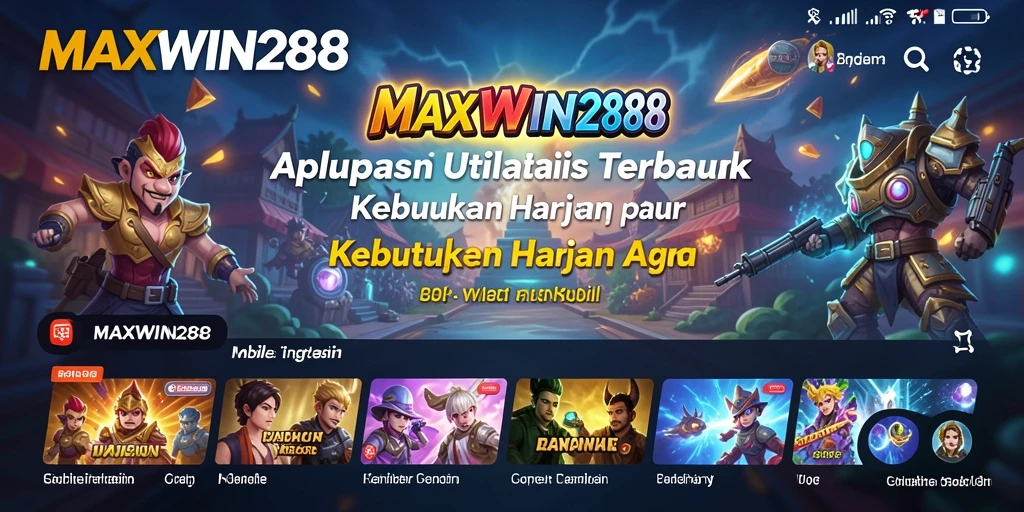 Screenshot utama MAXWIN288 menampilkan antarmuka pengguna yang bersih dan sederhana.