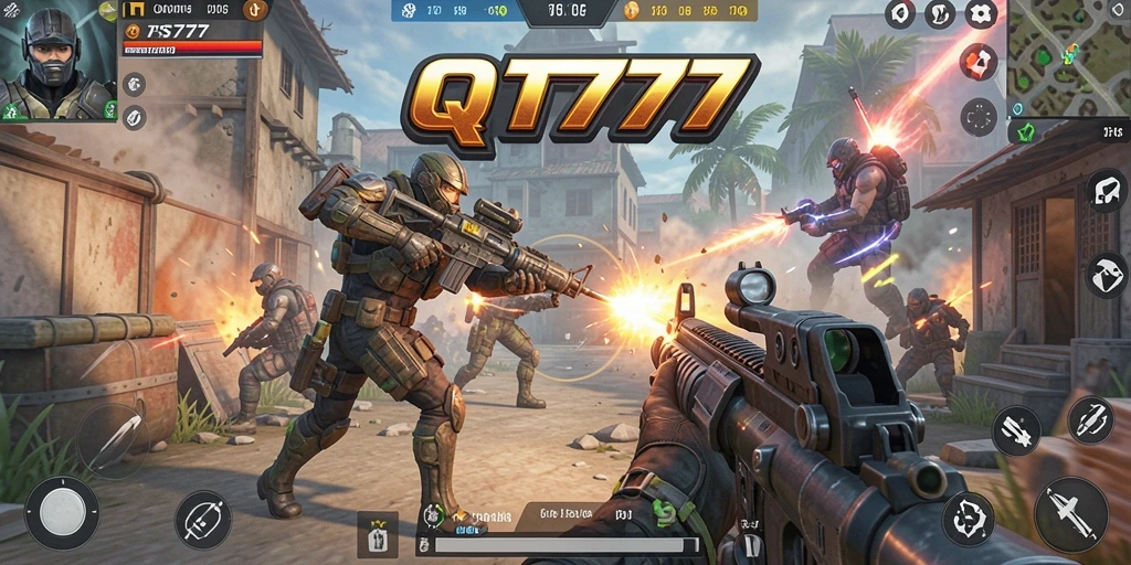 Gameplay QT777 yang mendebarkan dan menantang aksi FPS.