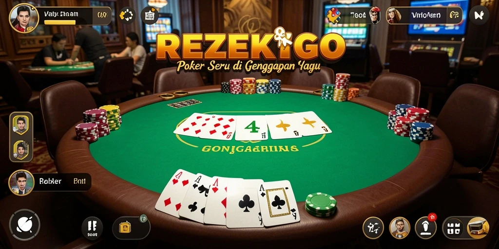 Gameplay poker seru dan interaktif di REZEKIGO.