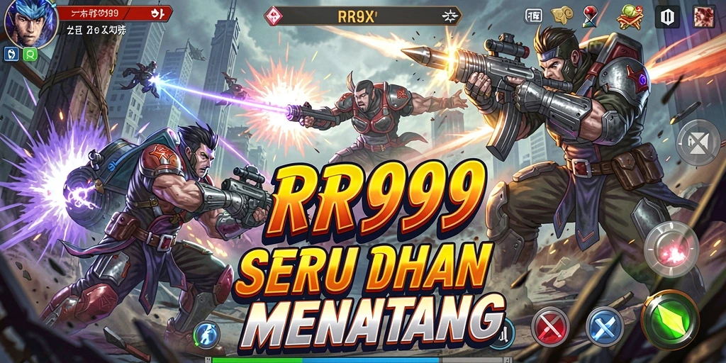 Tampilan gameplay Action yang mendebarkan dan dinamis.