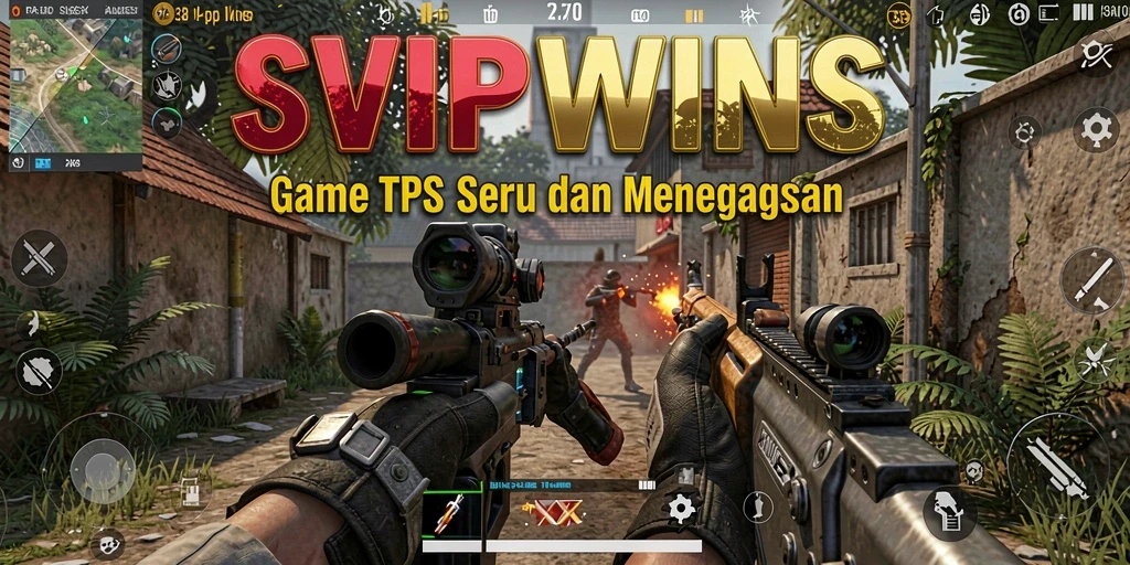 Tampilan gameplay menegangkan SVIPWINS dengan aksi seru
