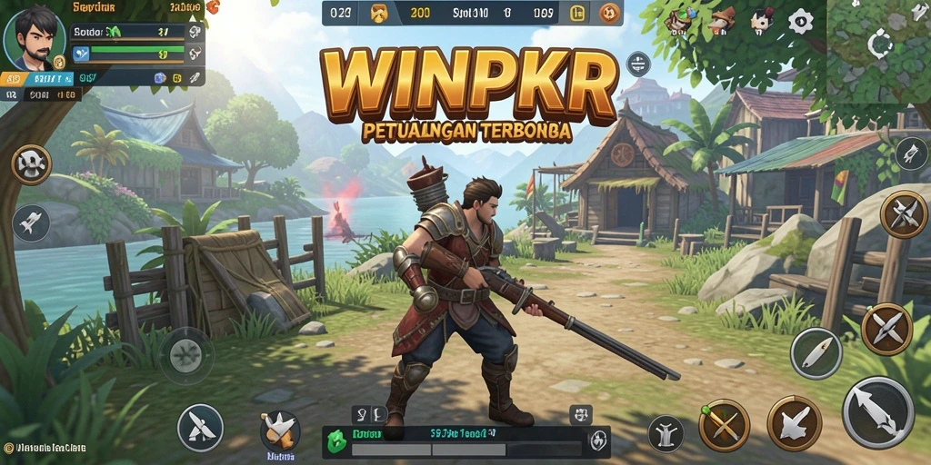 Tampilan gameplay Open World yang memukau di WINPKR.