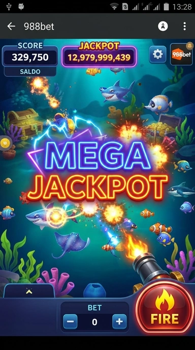 Tampilan utama aplikasi 988bet, menampilkan berbagai kategori aplikasi.